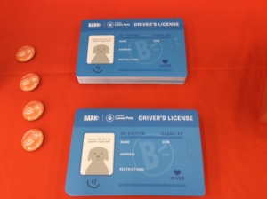 Subaru Loves Pets ID cards