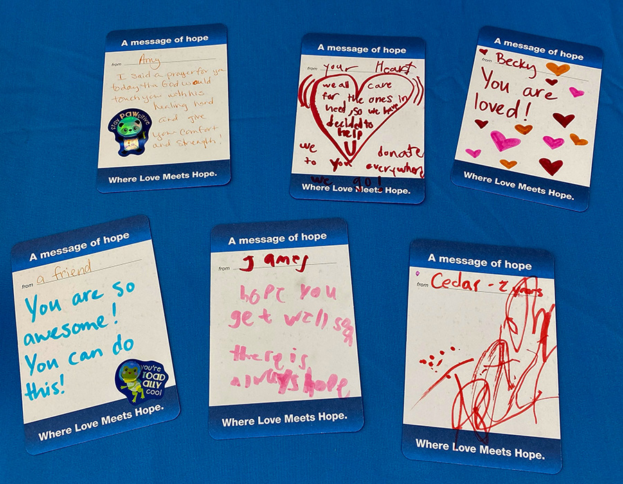 First Team Subaru Loves to Care Cards